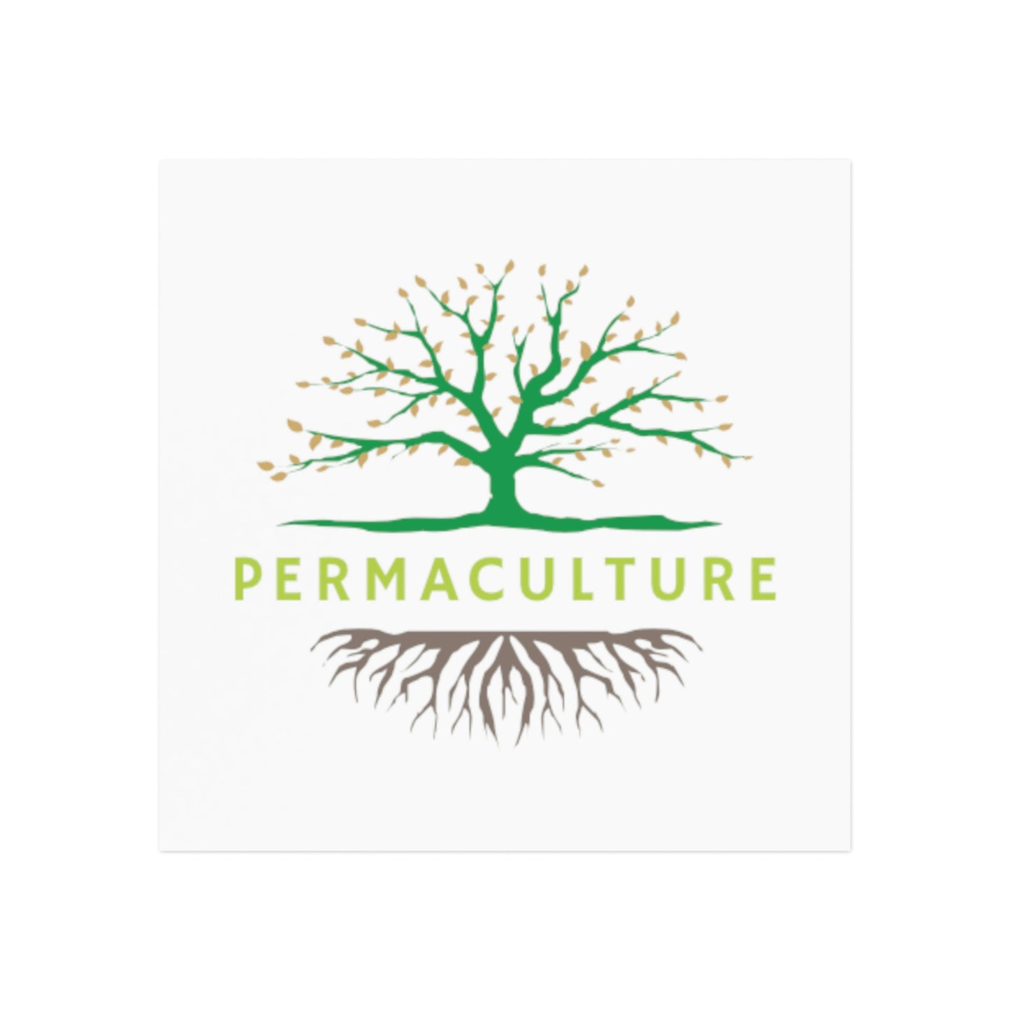 Square Magnet - Permaculture