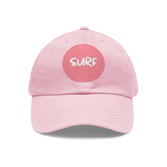 SURF - Dad Hat with Round Leather Patch