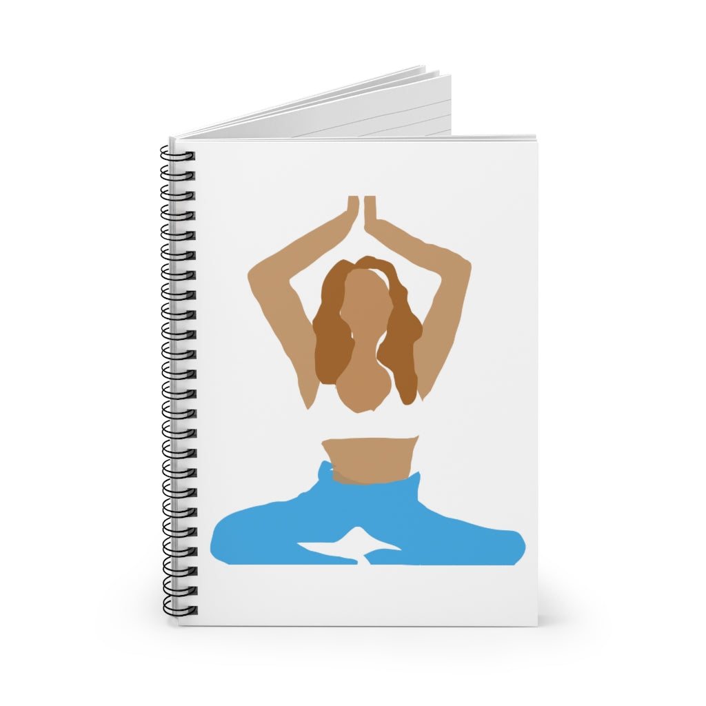 Yoga Artwork - Spiral Notebook - Ruled Line