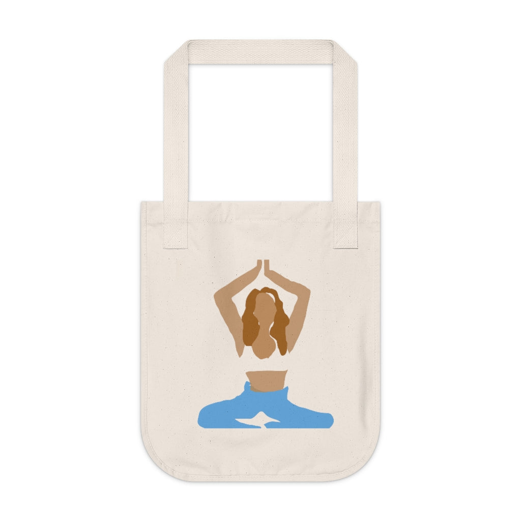 Organic Canvas Tote Bag - Yoga