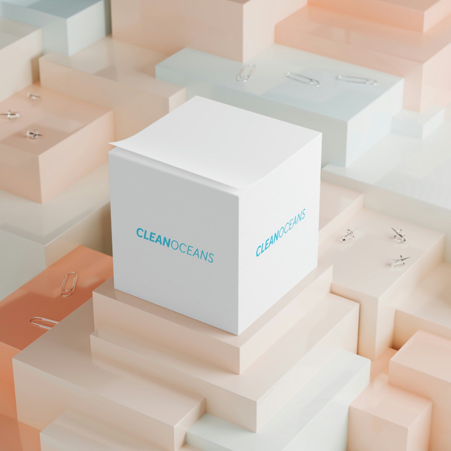 CleanOceans Note Cube