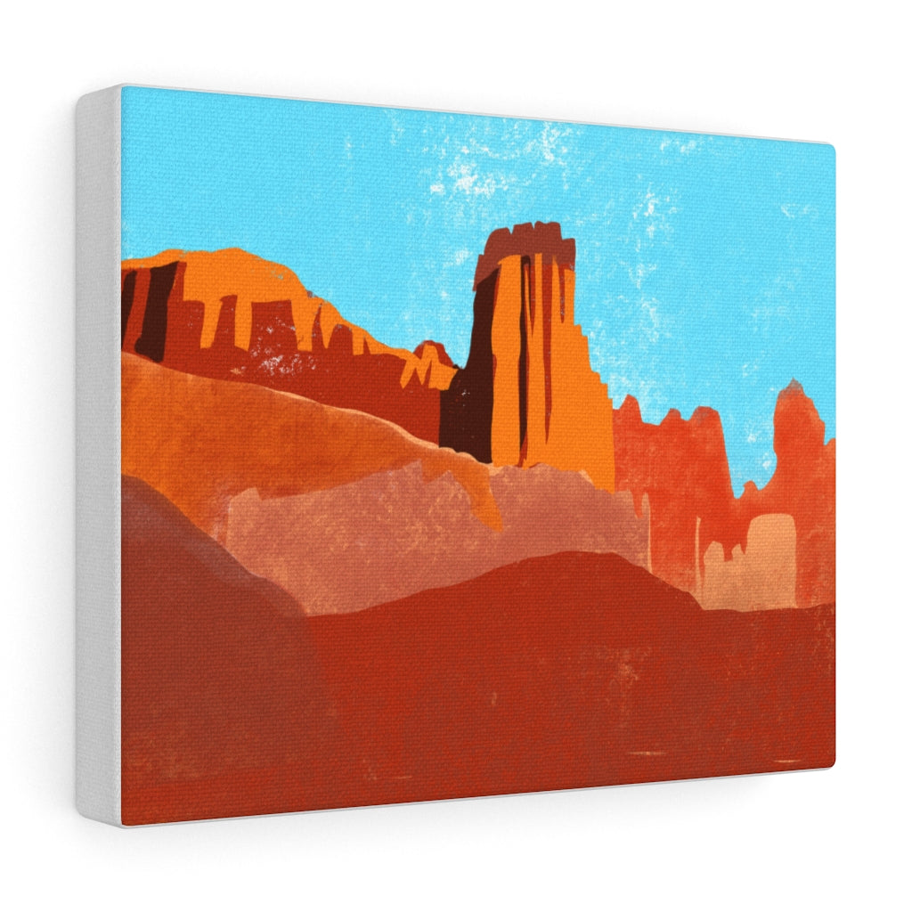 Desert Scene - Canvas Gallery Wraps