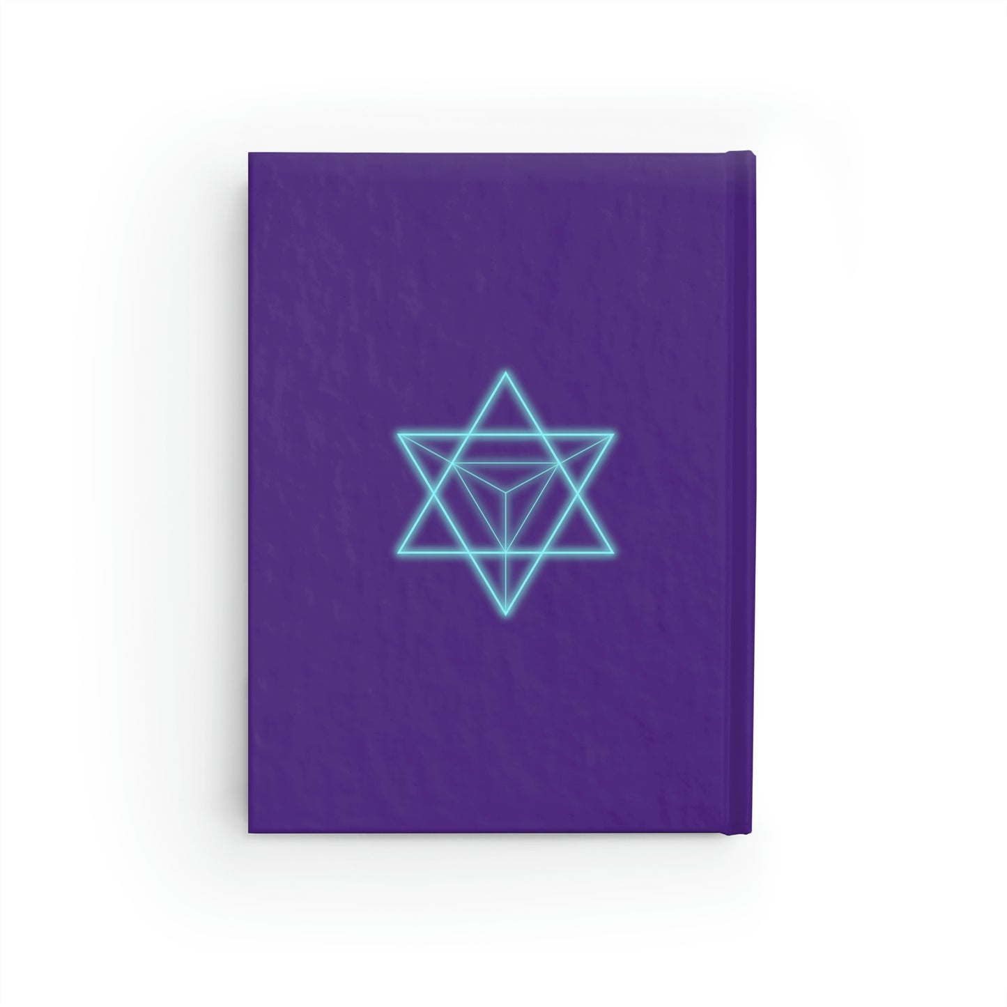 Sacred Geometry - Hardcover Journal - Ruled Line - Purple Cover