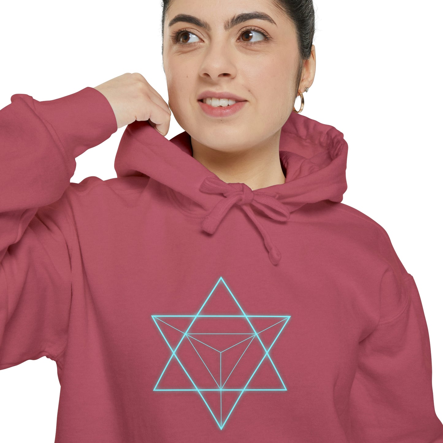 Sacred Geometry - Unisex Garment-Dyed Hoodie