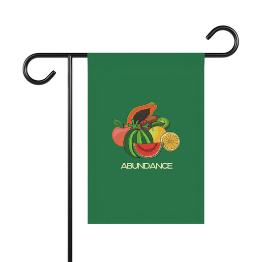 ABUNDANCE - Garden & House Banner - Green