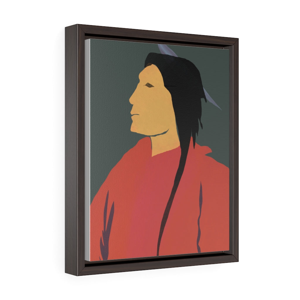 Indigenous - Vertical Framed Premium Gallery Wrap Canvas