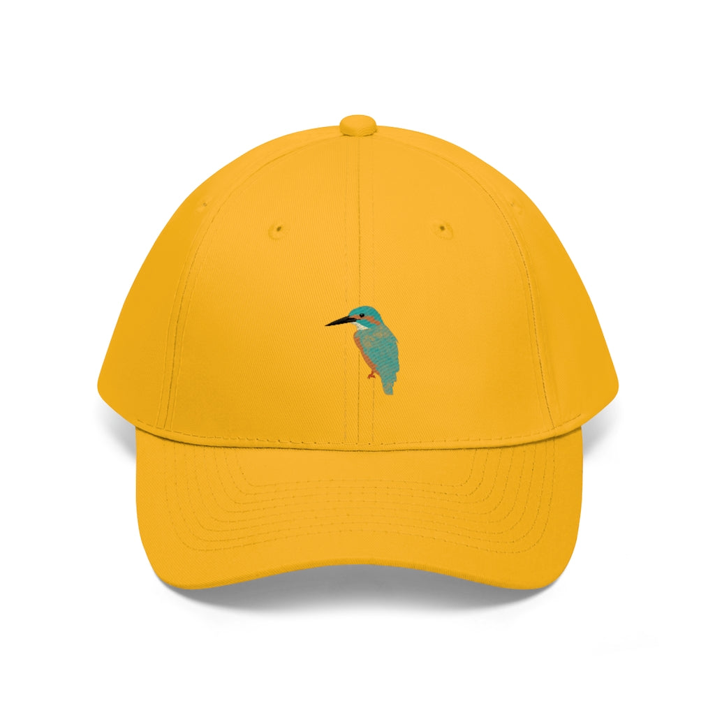 Unisex Twill Hat - Kingfisher Bird
