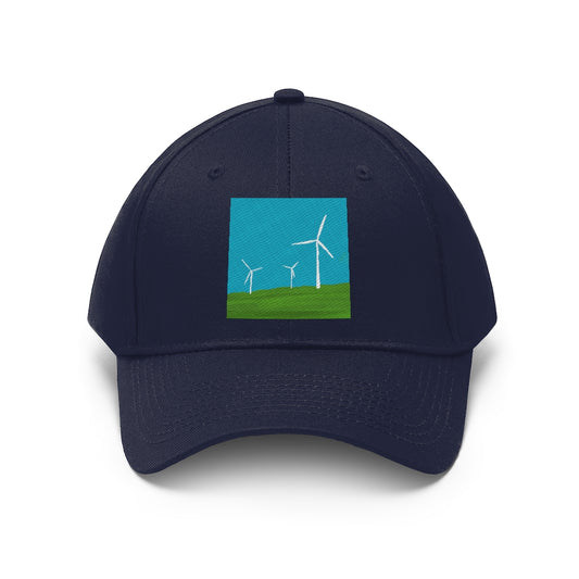 Unisex Twill Hat - Wind Turbine