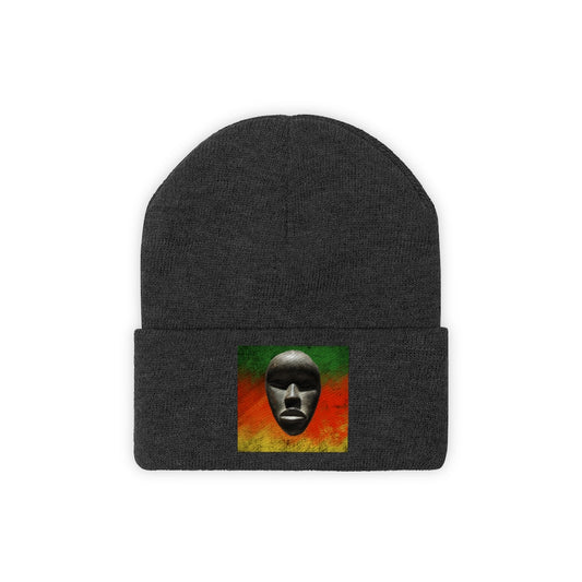 African Mask - Knit Beanie