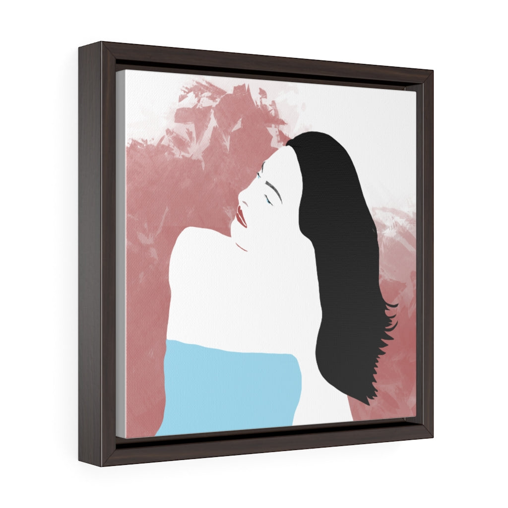 Female - Square Framed Premium Gallery Wrap Canvas