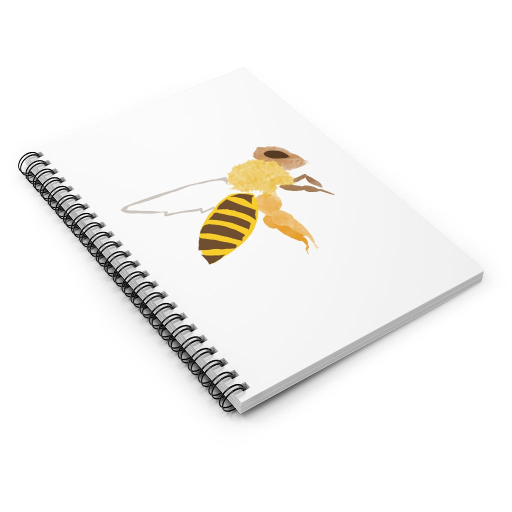 Bee Cover - Spiral Notebook - Ruled Line