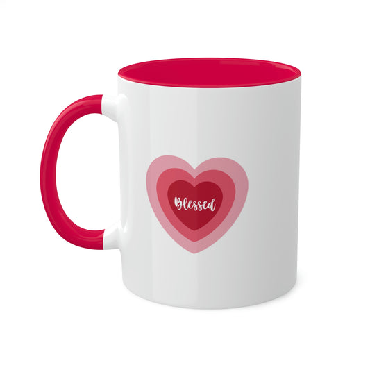 Blessed Heart Mug, 11oz