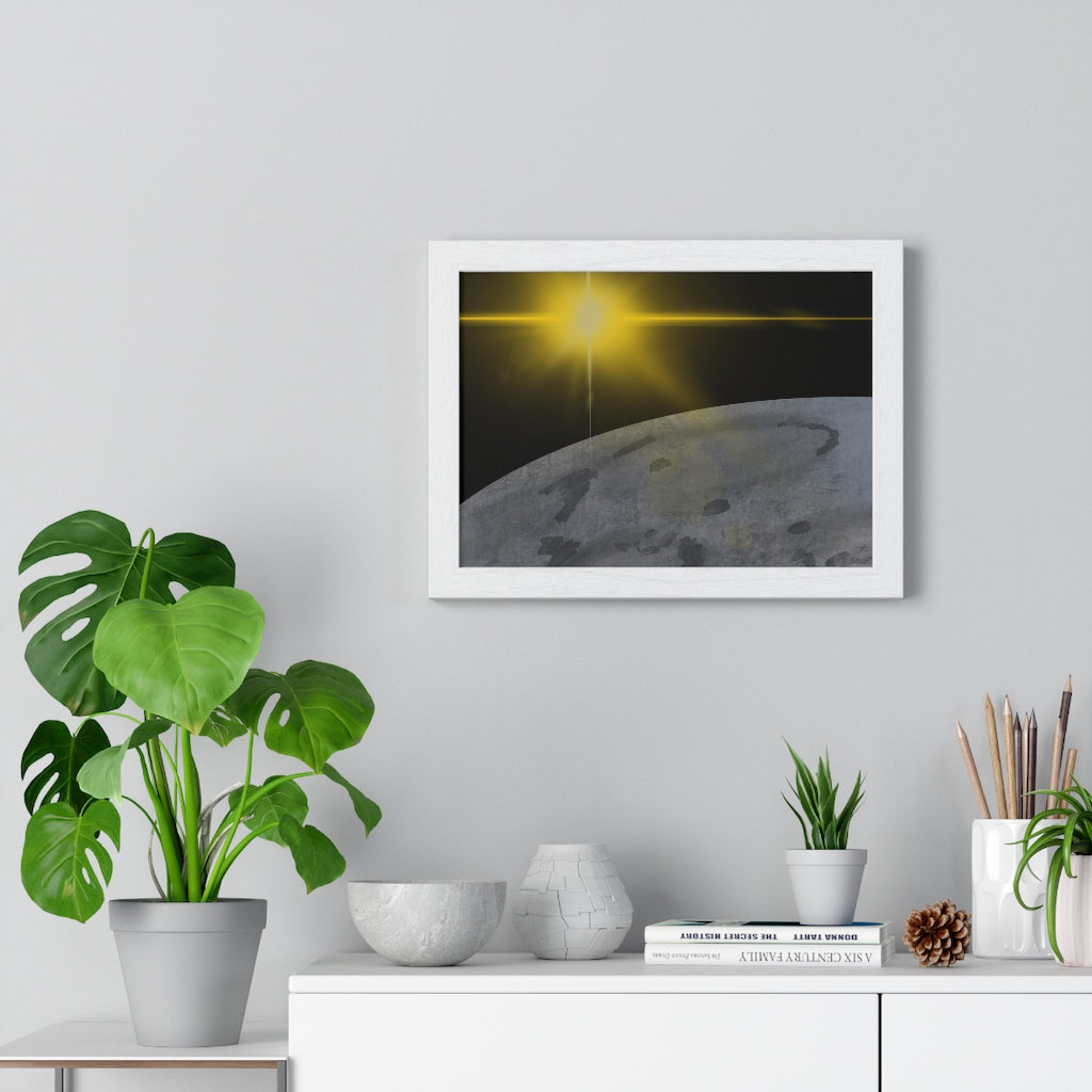 Moonscape - Premium Framed Horizontal Poster