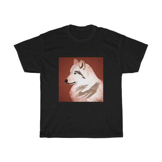 Wolf dog  - Unisex Heavy Cotton Tee