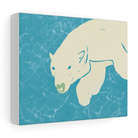Polar Bear - Stretched canvas