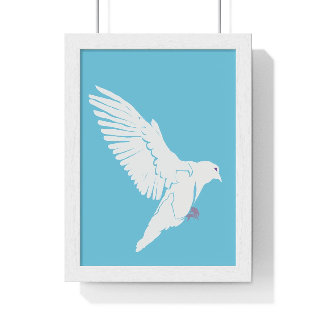 Dove of Peace - Premium Framed Vertical Poster