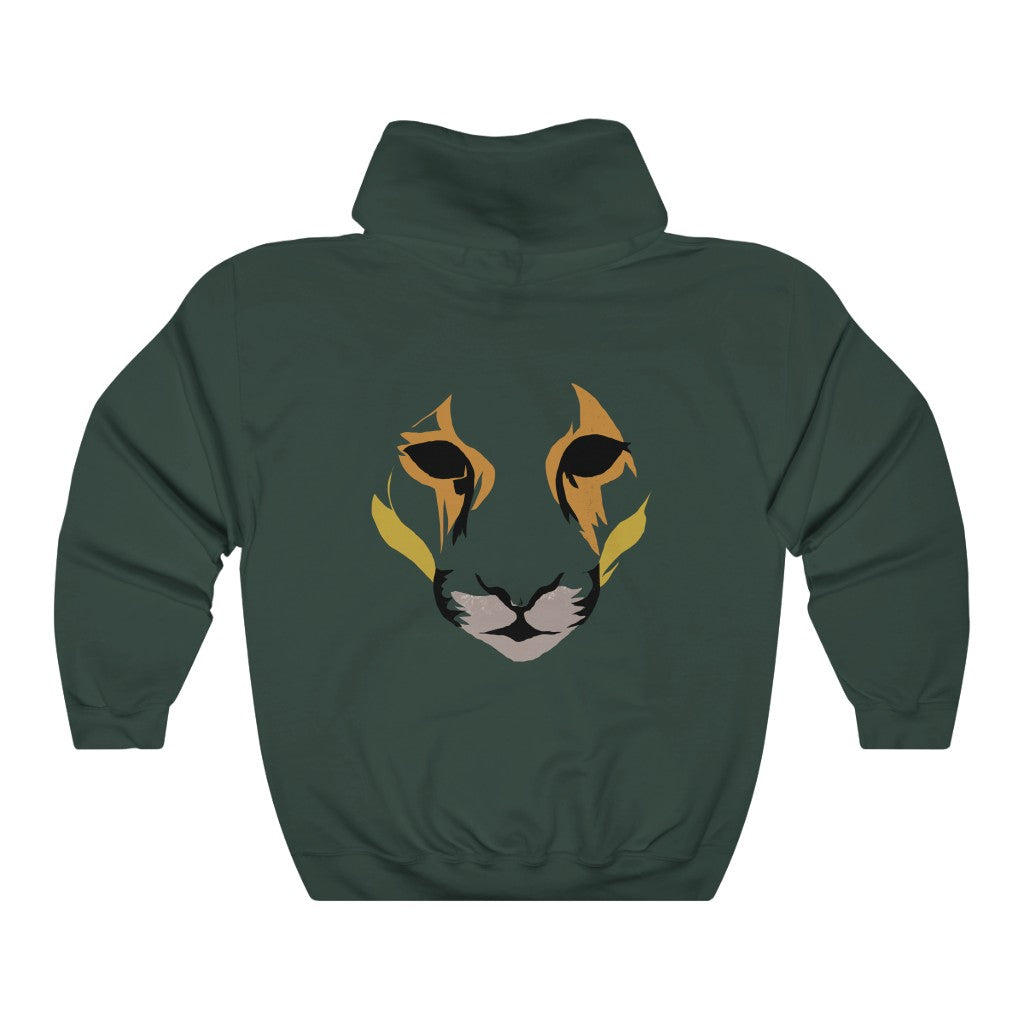 Cat Face - Heavy Blend™ Hooded Sweatshirt