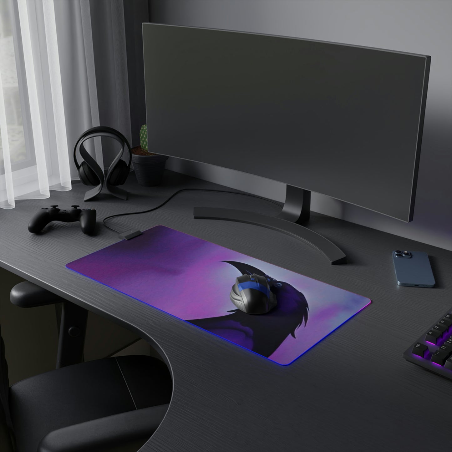Raven LED Gaming Mouse Pad