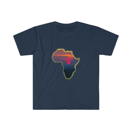 AFRICA - Men's Fitted Short Sleeve Tee