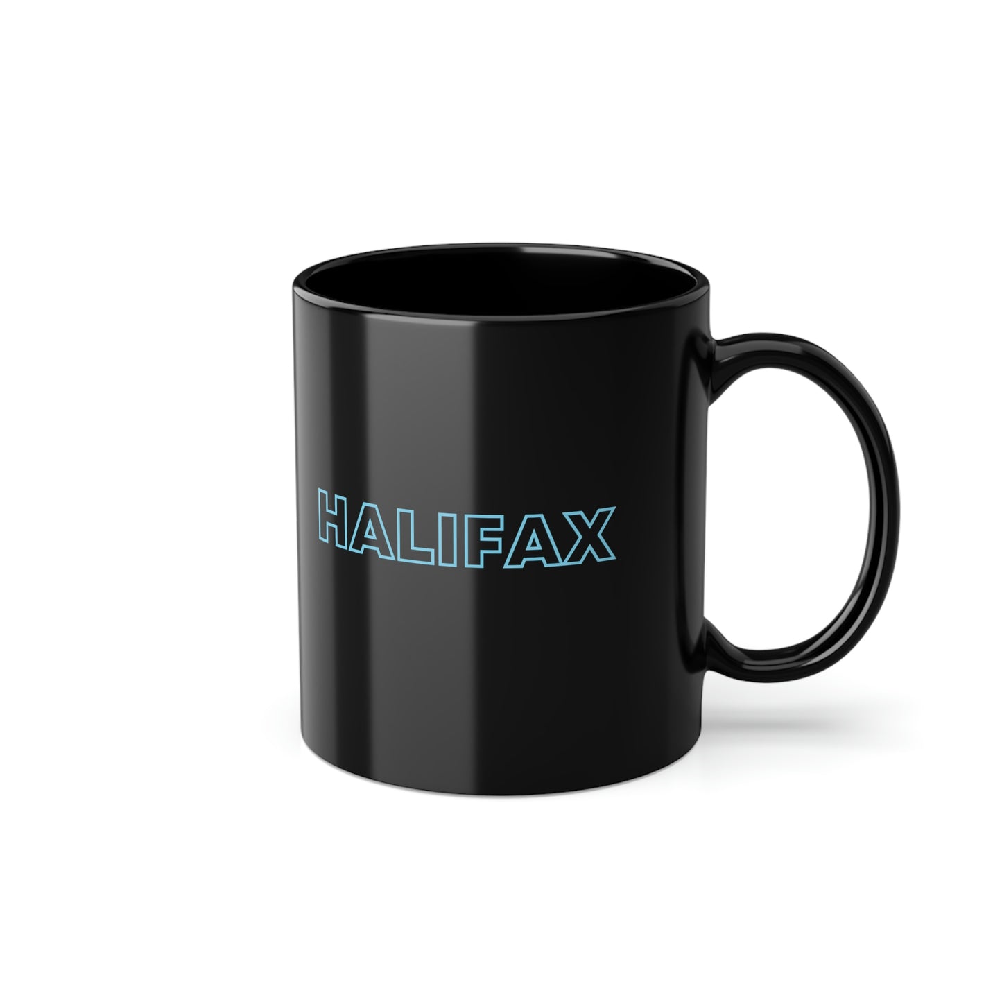 HALIFAX - CITY MUG - Black Coffee Cup, 11oz