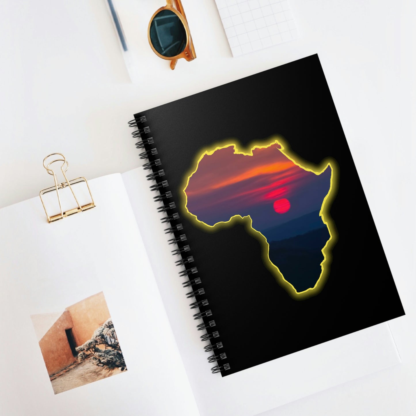 AFRICA - Spiral Notebook - Ruled Line