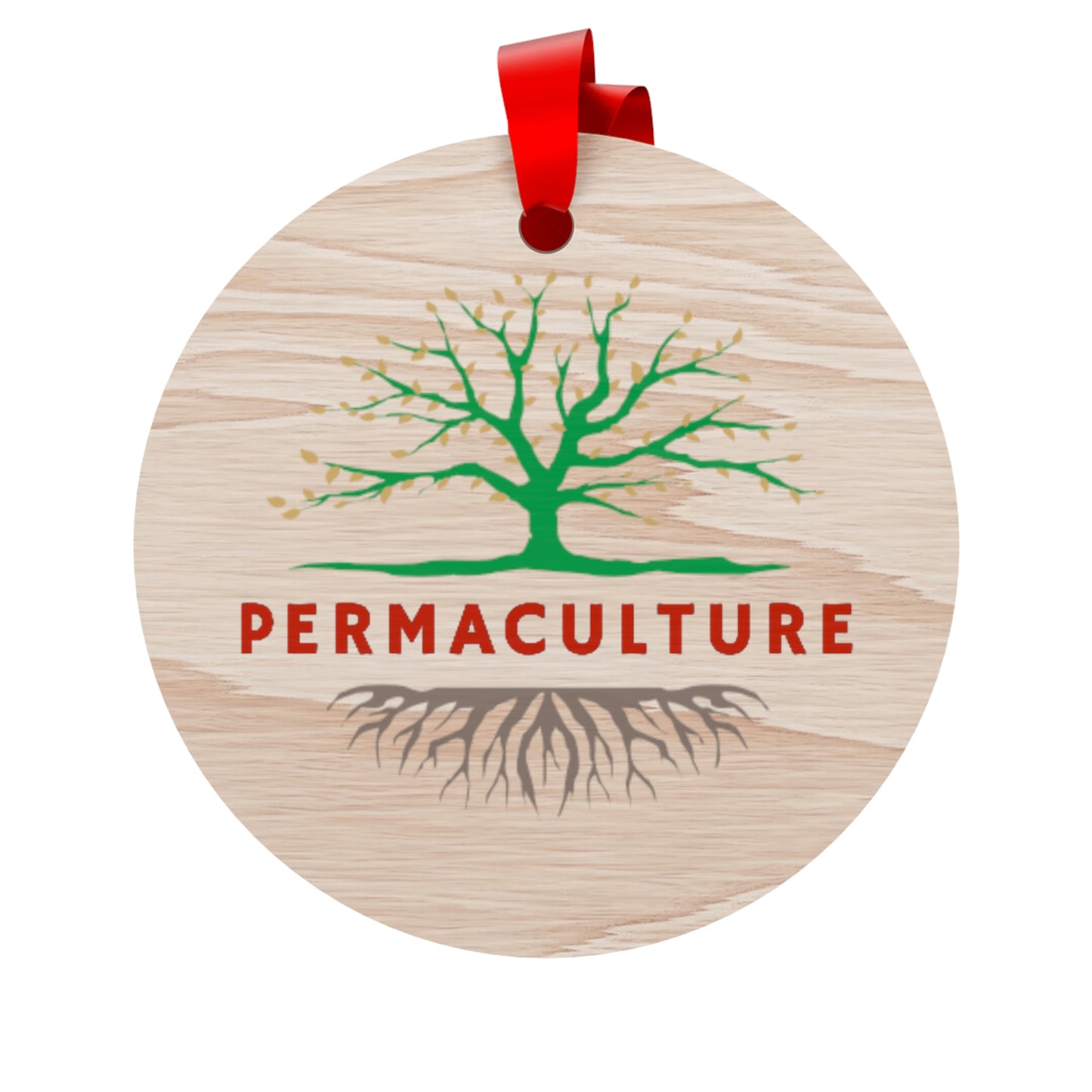 Plywood Ornament - Permaculture