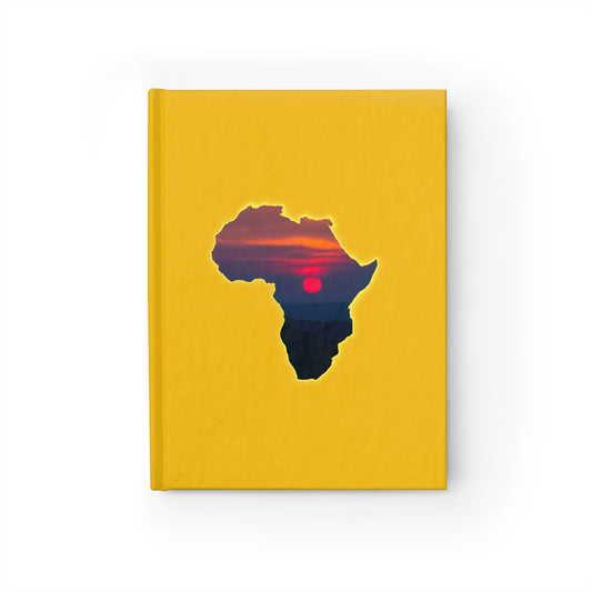 AFRICA Journal Hardcover - Ruled Line - Yellow Cover