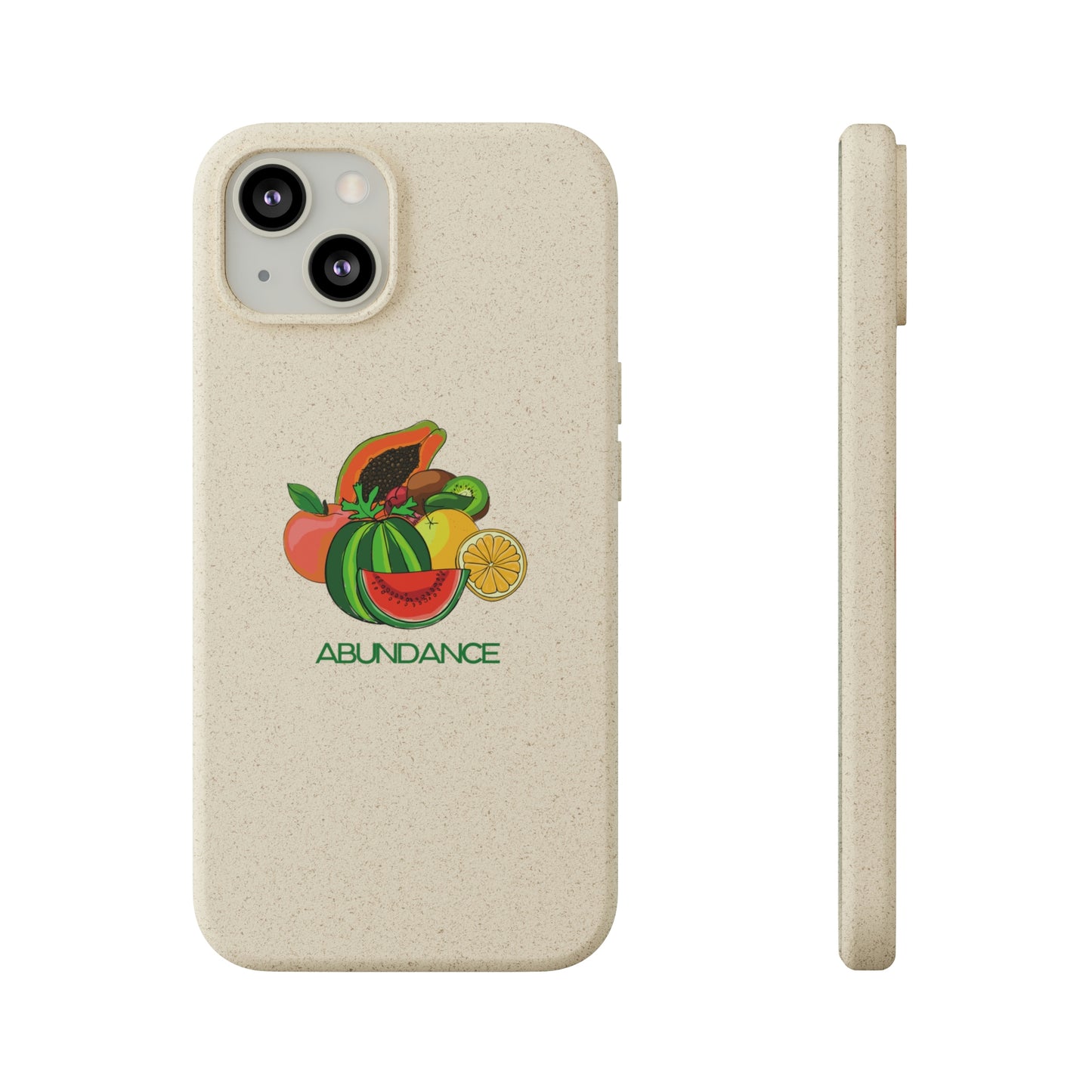 Biodegradable iPhone Cases - ABUNDANCE