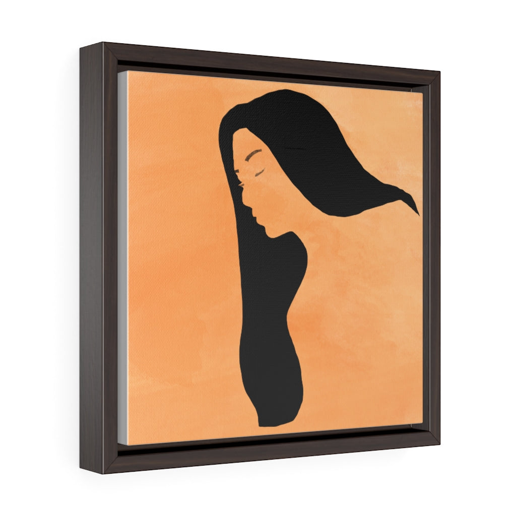 Female - Square Framed Premium Gallery Wrap Canvas