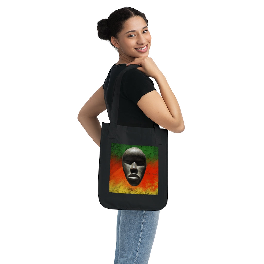 African Mask - Organic Canvas Tote Bag