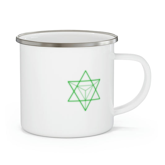 Enamel Camping Mug - Sacred Geometry