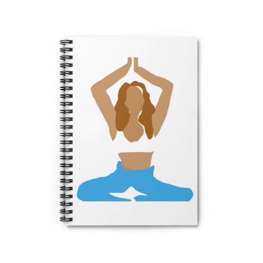 Yoga Artwork - Spiral Notebook - Ruled Line