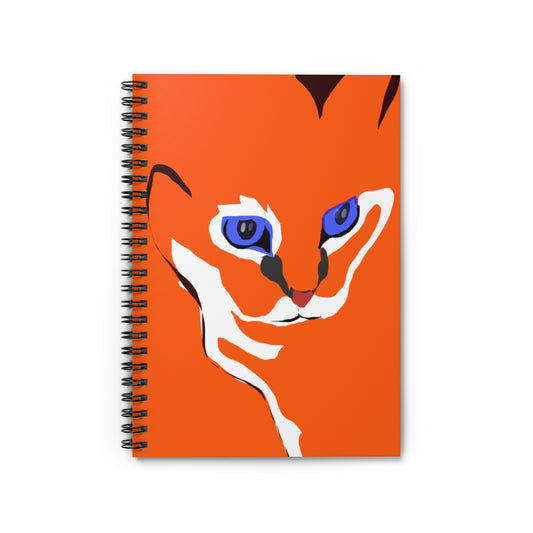 Cat Spiral Notebook - Ruled Line