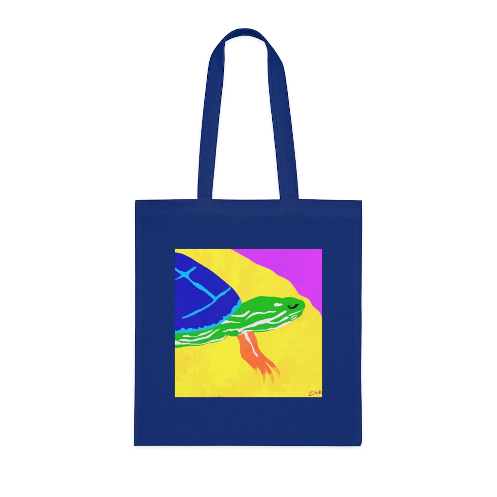 Cotton Tote - Turtle Design