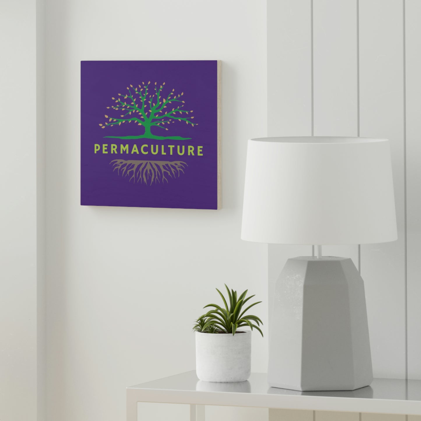 Wood Canvas - Permaculture - Purple