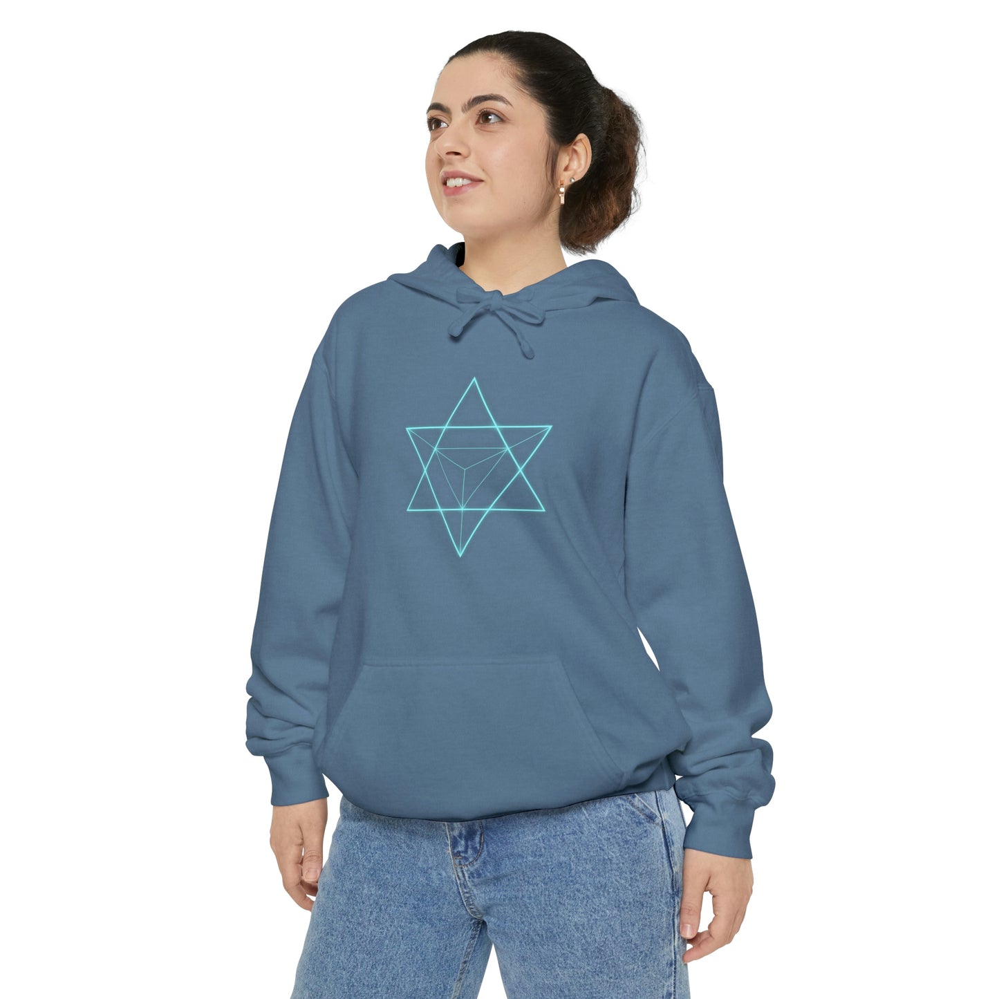 Sacred Geometry - Unisex Garment-Dyed Hoodie