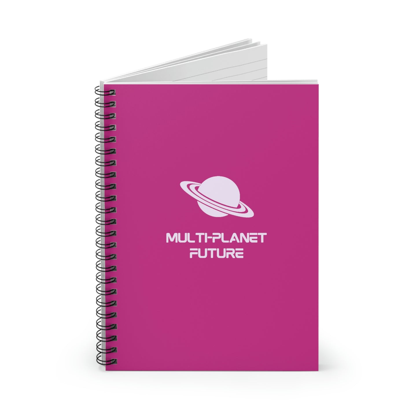 MULTI-PLANET FUTURE - Spiral Notebook - Ruled Line
