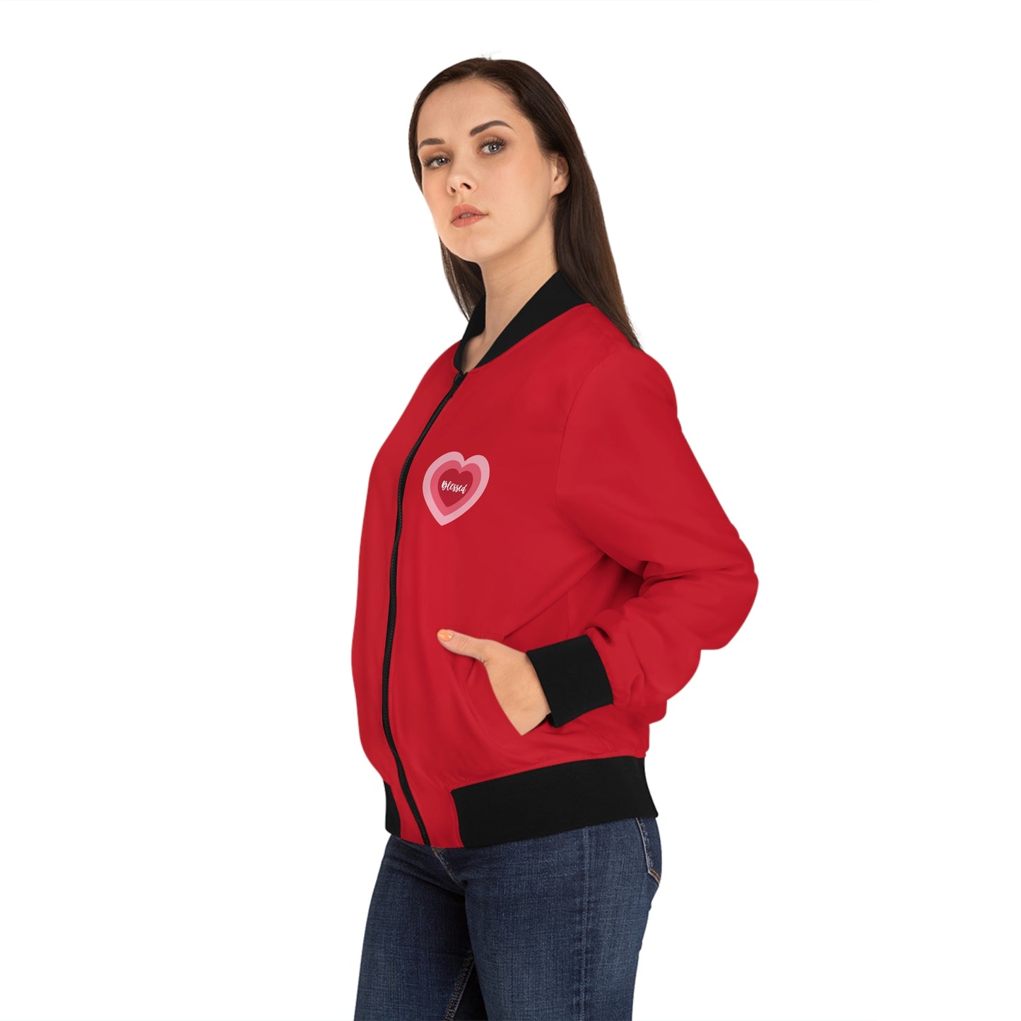 Blessed Heart - Women's Bomber Jacket