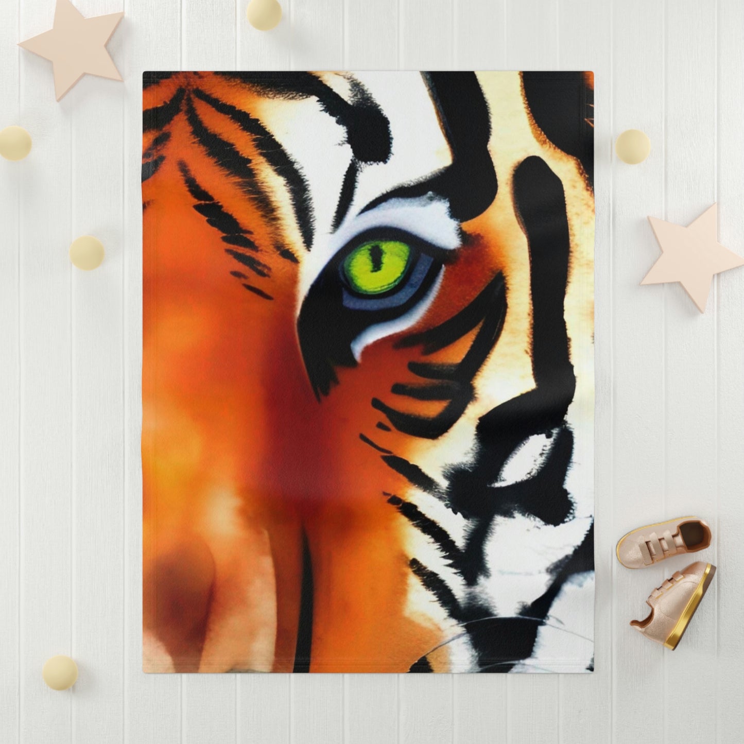 TIGER - Soft Fleece Baby Blanket