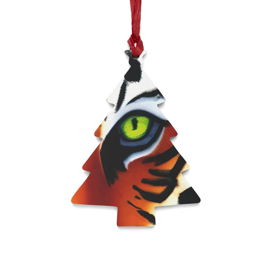 TIGER - Wooden Ornament - Tree Shape