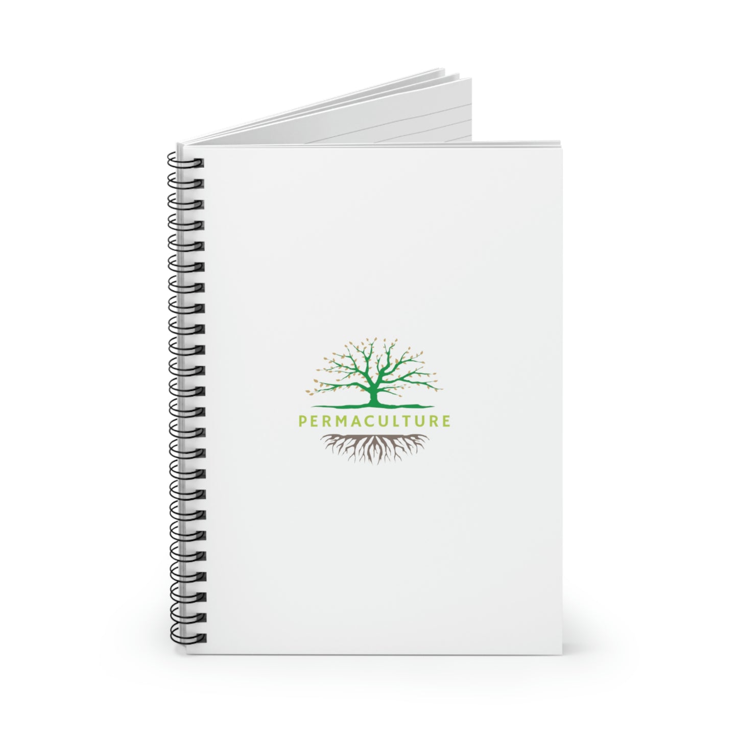 Permaculture - Spiral Notebook - Ruled Line - White Cover