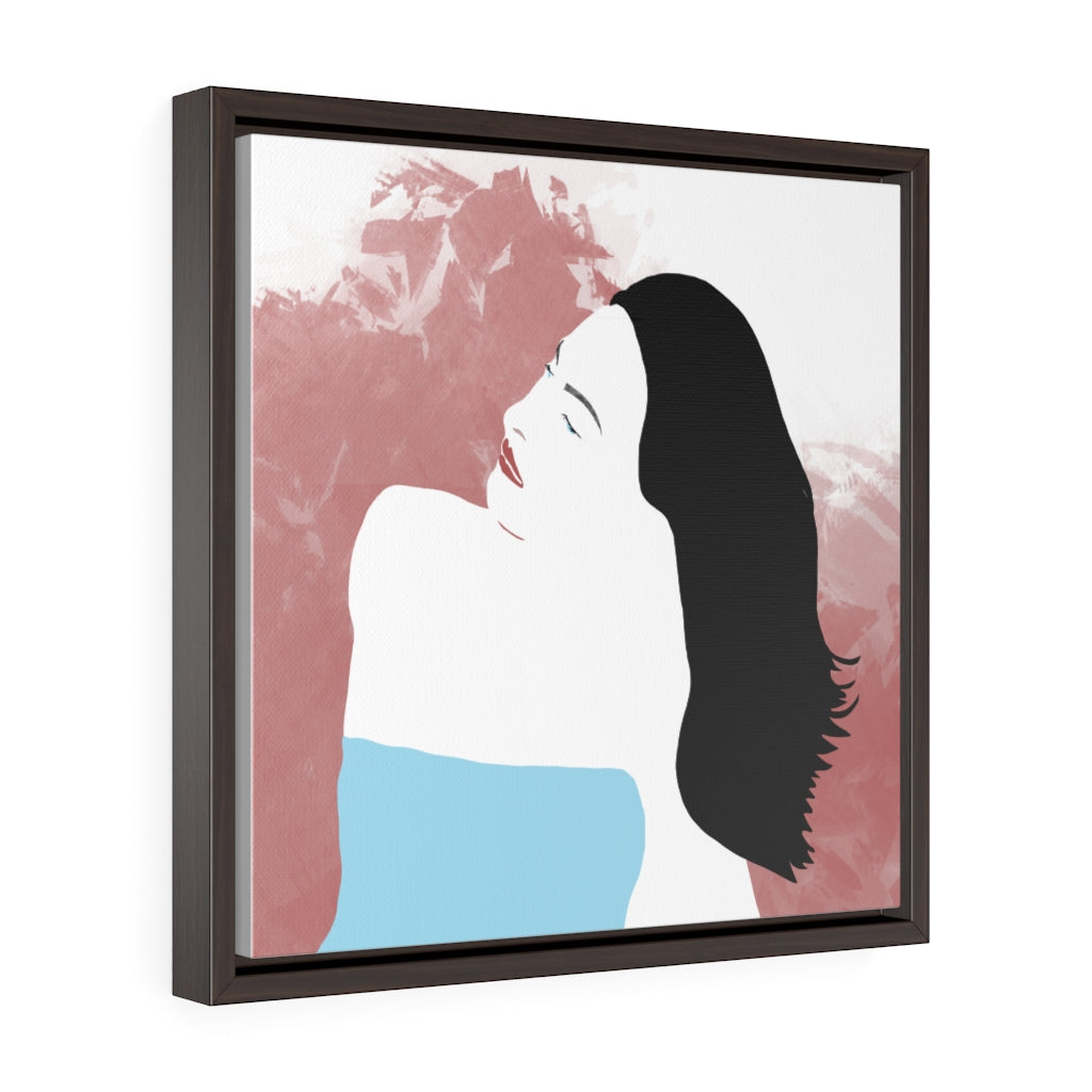 Female - Square Framed Premium Gallery Wrap Canvas