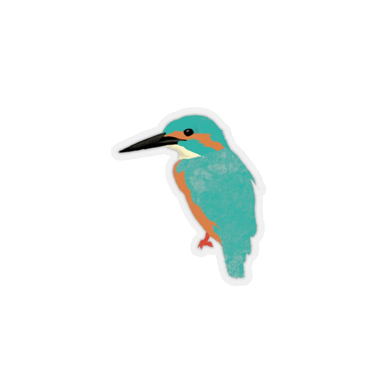 Kiss-Cut Stickers - Kingfisher Bird