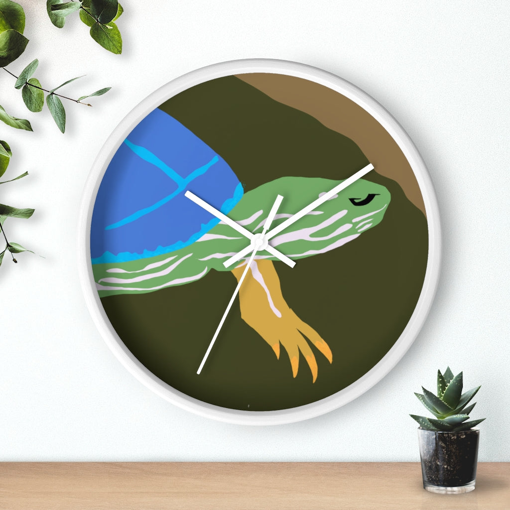 Turtle Wall clock (Earth Tones)