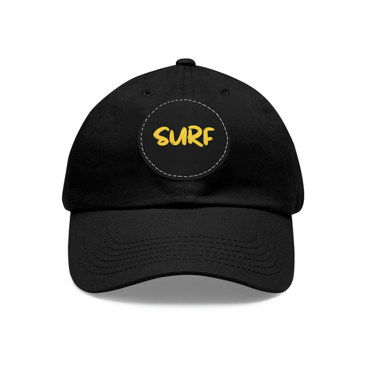SURF - Dad Hat with Round Leather Patch