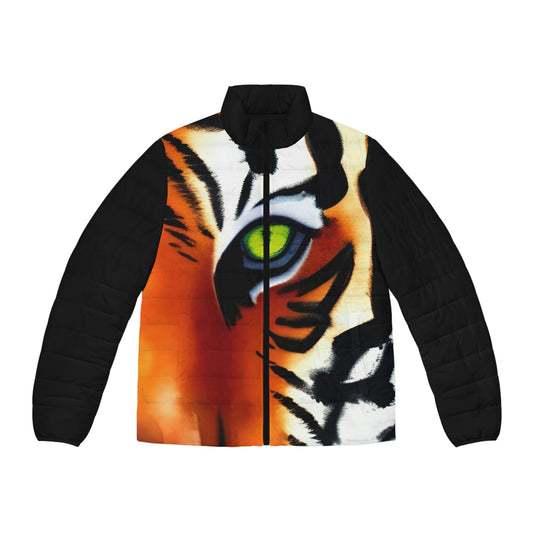 TIGER - Men's Puffer Jacket (Two-sided Print)