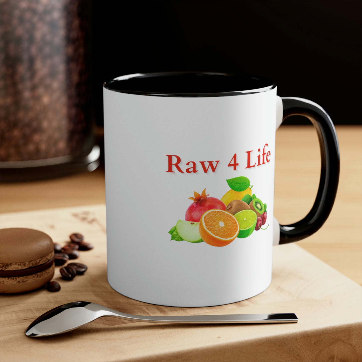 Raw 4 Life Accent Mug