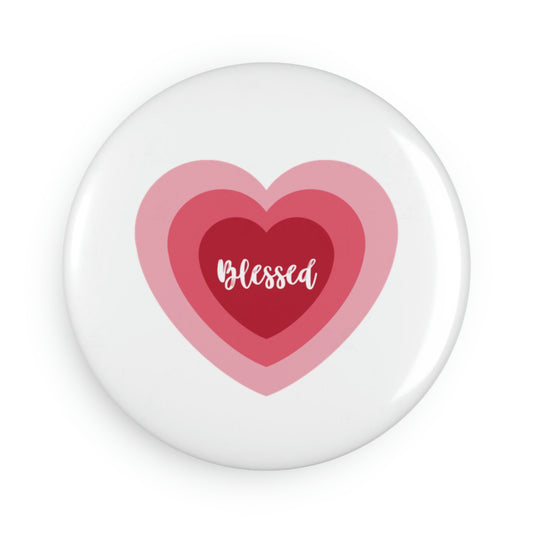 Blessed - Button Magnet, Round