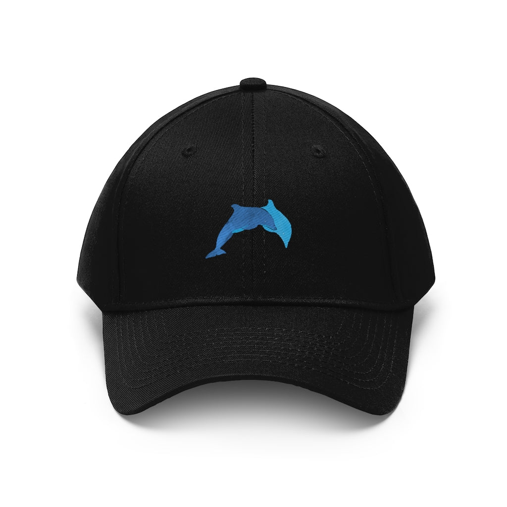 Unisex Twill Hat - Dolphins