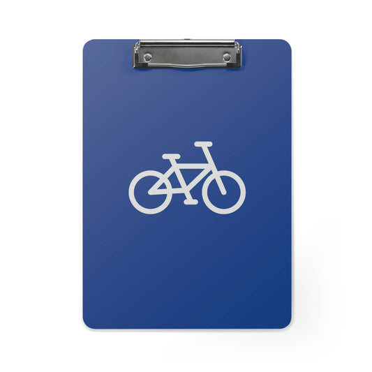 Blue Clipboard - Bike